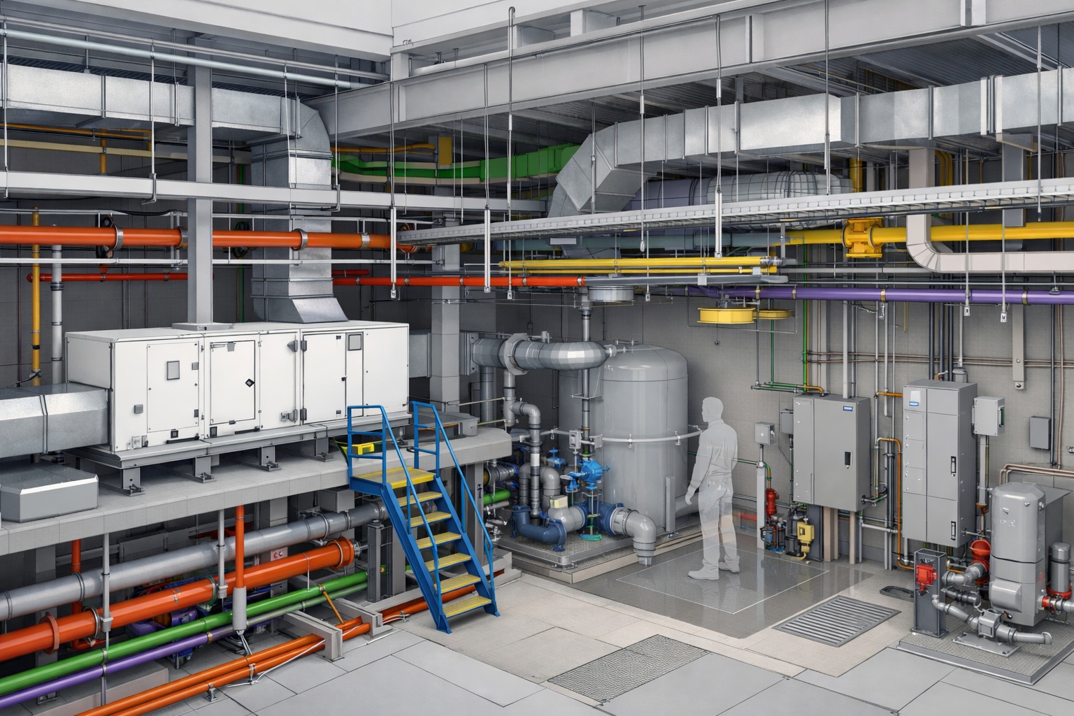 BIM and Revit coordination for touchless faucet systems including service access and clearances
